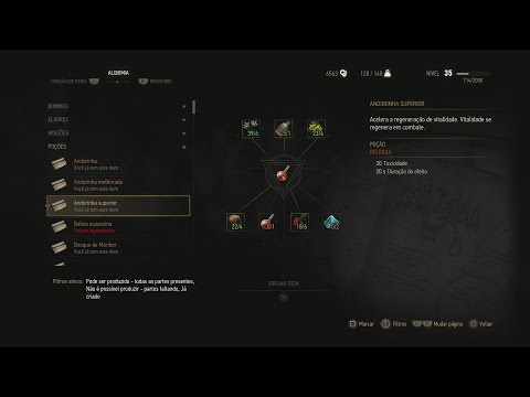 The Witcher 3 - Onde conseguir poção "Andorinha" melhorada e superior + localização de ingredientes
