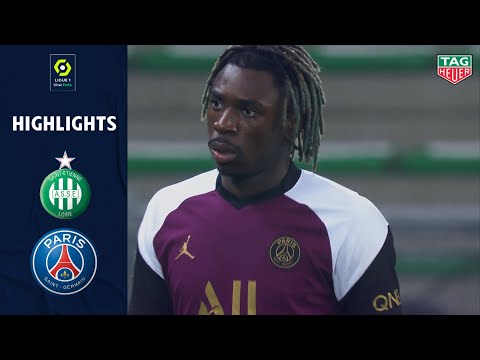 AS SAINT-ÉTIENNE - PARIS SAINT-GERMAIN (1 - 1) - Highlights - (ASSE - PSG) / 2020-2021