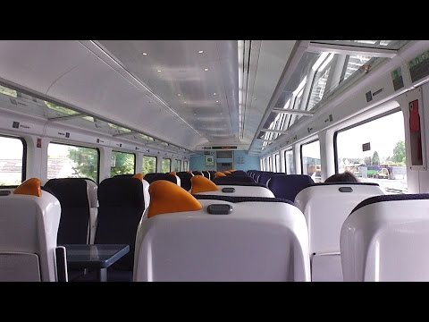 Onboard an IE 22000 Class Intercity Train Arriving at Kildare Station