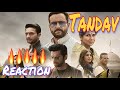 Tandav - Official Trailer (Reaction)| Saif Ali Khan, Dimple Kapadia, Sunil Grover | Amazon Original