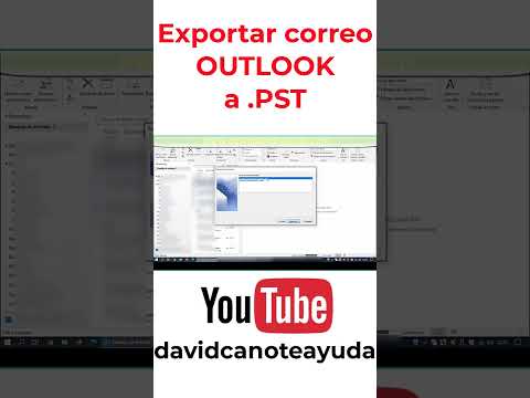 📥 Cómo hacer una copia de seguridad de tu correo en Outlook (Backup) 📤 .PST