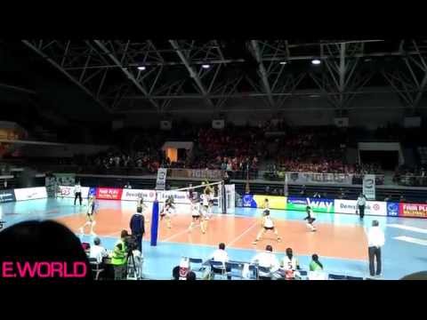 Eczacıbaşı Vitra - Volero Zurich / Highlights from 1st set / 05.03.2015