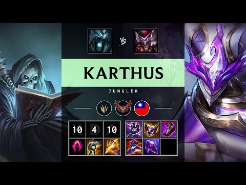 Karthus Jungle vs Shaco - TW Grandmaster Patch 25.18