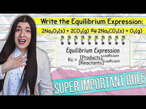 How to write the equilibrium expression (Kc): 3 Trick Questions