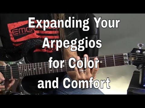 How to Play Creative Guitar Arpeggios Part 1  - Expanding Arpeggios - Steve Stine Guitar Lesson