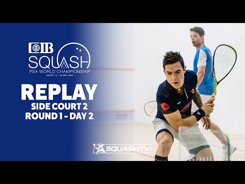 PSA World Championships Cairo 2022 - Side Court - Rd 1 Day 2 - Court 2