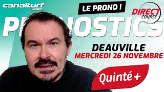 emission video des courses turf pmu du Mercredi 26 novembre 2025