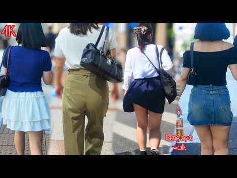 名古屋夏の散歩4K  Nagoya summer walk #160  Vlog #japan #asiantravel #nagoya #summer 