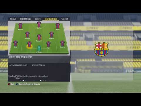 FIFA 17 - Custom Tactics for Possession Football
