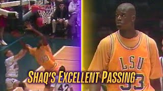 Dick Vitale Admires Shaq's Passing Skills