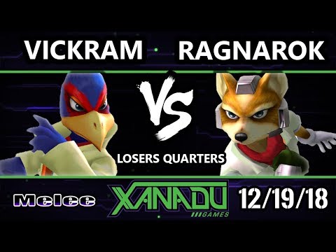 Smash Melee Tournament - Vickram (Falco) Vs. Ragnarok (Fox) S@X 281 SSBM Losers Quarters