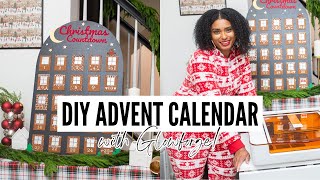 DIY GINGERBREAD ADVENT CALENDAR with the Glowforge Aura