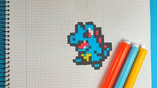 Pixel Art David Ima Como Dibujar Skin Raptor Fortnite Pixel - como dibujar a totodile pokemon pixel art