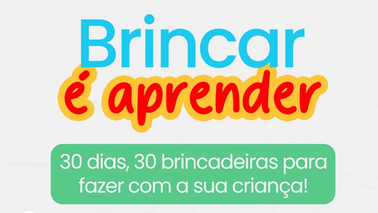 POR QUE BRINCAR É IMPORTANTE?