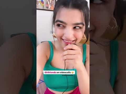 Girlfriends on videocall | #comedy | #shorts | Mahima Seth
