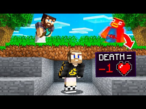 GoldActual - Minecraft Manhunt, But Hunters Lose a Heart Every Death...