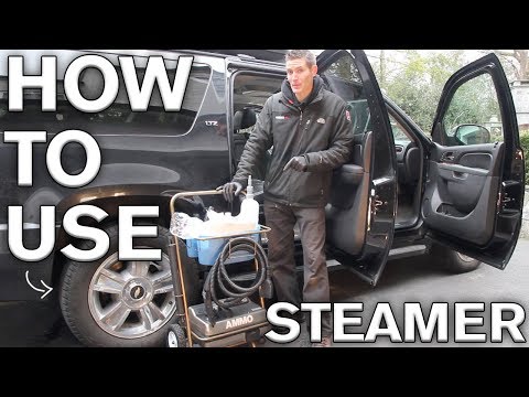 How to use a Steam Machine to Clean Car Interior Tips and Tricks