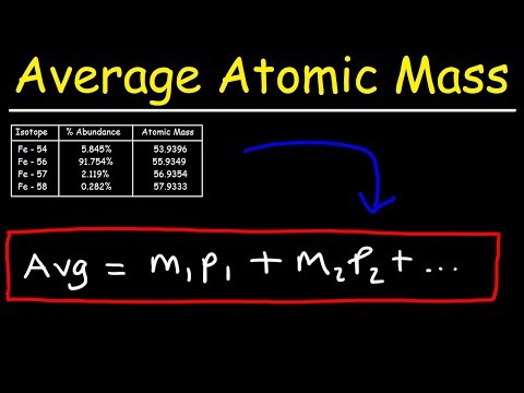 How To Calculate The Average Atomic Mass