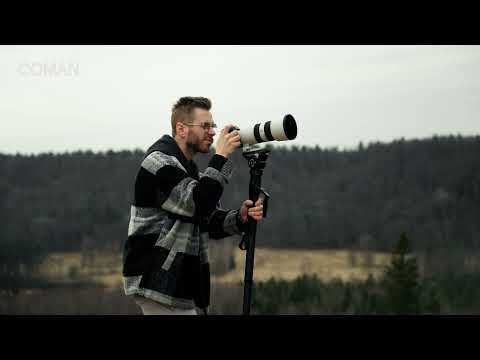 Versatility Meets Performance—COMAN M1 Series 4-Section One-Click Quick-Lifting Monopods.