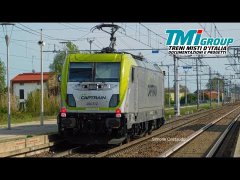 E494 512 CTI sul LIS da Mantova Frassine. in transito a Crevalcore