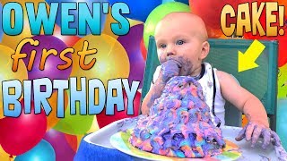Baby Owen's First Birthday Party!!