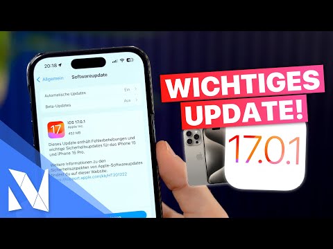iOS 17.0.1 (17.0.2) ist da! - WICHTIGES Sicherheitsupdate für ALLE! ⚠️ | Nils-Hendrik Welk