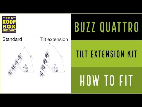 BUZZRACK - Buzz Quattro Tilt extension kit - How to fit