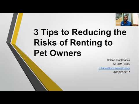 3 Tips to Reducing the Risks of Renting to Pet Owners