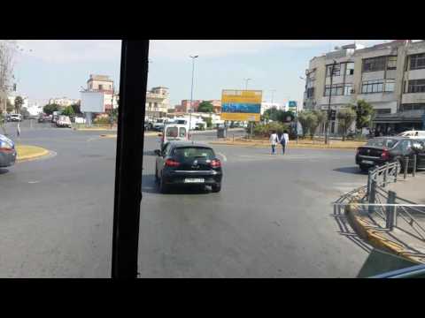 Most musical klaxon and ZF ever - iveco Eurorider27A (bus 1056) at Casablanca City