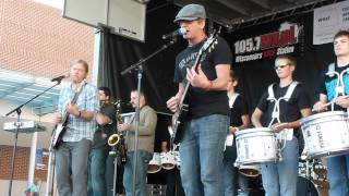 Greg Waters & The Broad Street Boogie w/ The Oshkosh West Drumline  - Appleton Octoberfest 9/29/12