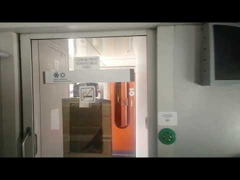 Prezentare vagon CFR seria 21-86 aflat în componența trenului Oradea-București.