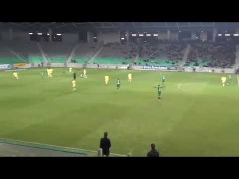 Vrhunci povratne tekme 1/4finala SLO pokala: Olimpija Ljubljana - Domžale 1:3