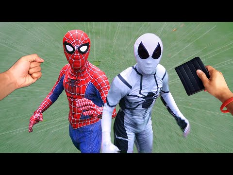 TEAM SPIDER-MAN Chasing BAD THIEF ( Action POV )