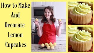 lemon cupcakes with buttercream frosting recipe