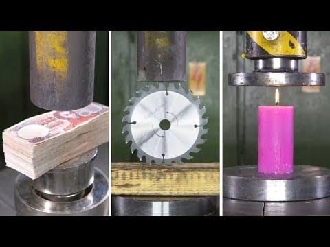 2 minutes of satisfying hydraulic press compilation #3