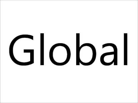 How to Pronounce Global
