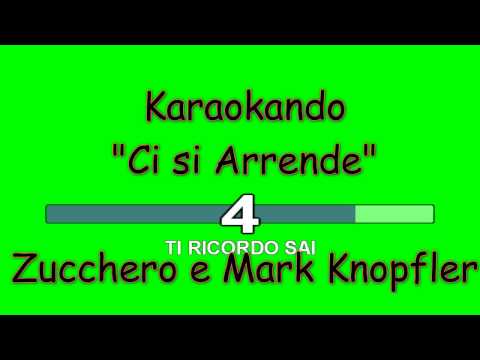 Karaoke Italiano - Ci si Arrende - Zucchero Fornaciari e Mark Knopfler (Testo )
