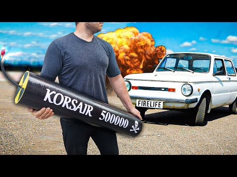 KORSAIR 500000☠️ in the CAR☢️ The Most Powerful Petard on YouTube
