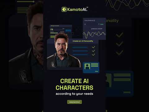 Craft your AI characters without limits at Kamoto.AI.