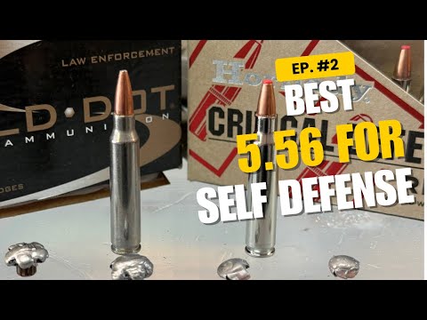 Best 5.56 223 ammo for self defense? EP#2 gold dot 55gr vs critical defense 55gr #bullet #2a #556