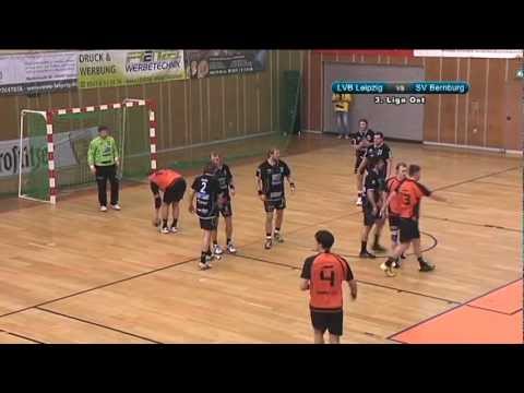 Spielausschnitt von SG LVB - SV Anhalt Bernburg 25:33 (11:12)
