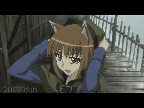 Spice and Wolf 2008 vs 2024 dub comparison