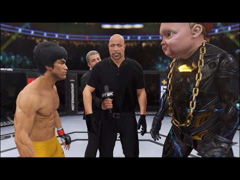 Bruce Lee vs. Cyber Hasbulla - EA Sports UFC 4 - Epic Fight 🔥🐲