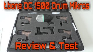 Video thumbnail for the t.bone DC 1500 Drum Mikrofon-Set im Test! | Gute Mikros für 150€? by Renee Brandt