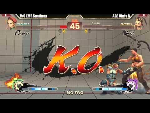 SSF4 AE2012 Grand Finals VxG EMP Santhrax vs AGE ChrisG - Big Two #58 Tournament