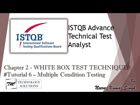 ISTQB Technical Test Analyst Introduction ISTQB Tutorials