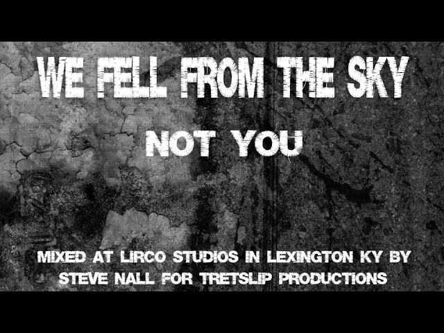 We Fell From The Sky - Not You (CBM) (Remix Stems)