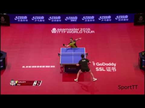 Simon Gauzy vs Xu Xin [ German Open 2018 ]
