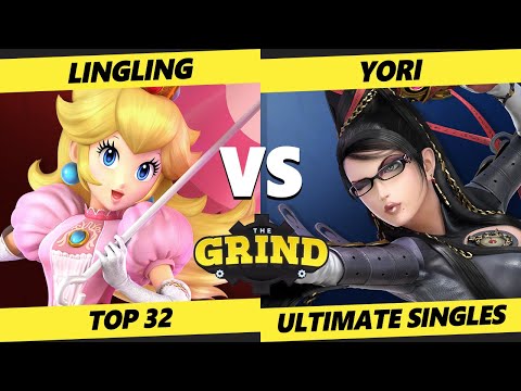 The Grind 174 Top 32 - LingLing (Peach) Vs. Yori (Bayonetta) - SSBU Ultimate Tournament