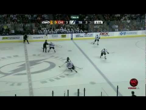 Bryan Bickel nails Brett Clark and Martin St. Louis in the same shift